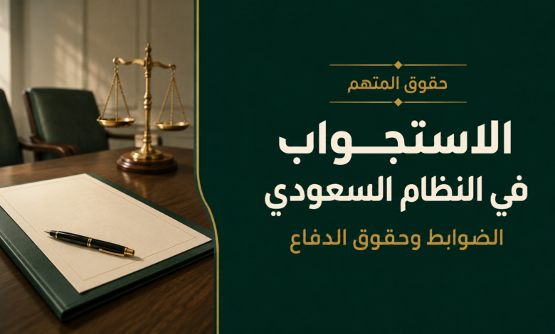 الاستجواب في النظام الجزائي السعودي وضمانات حقوق الدفاع