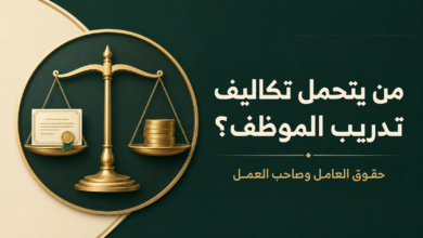 تكاليف تدريب الموظف وحق المنشأة في استردادها