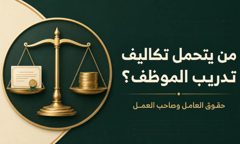 تكاليف تدريب الموظف وحق المنشأة في استردادها