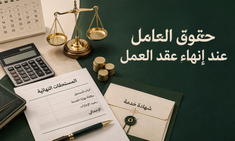 حقوق العامل ومستحقاته عند إنهاء عقد العمل في النظام السعودي