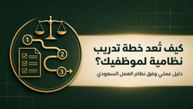 خطة تدريب الموظفين في نظام العمل السعودي