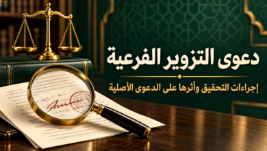 دعوى التزوير الفرعية في النظام السعودي