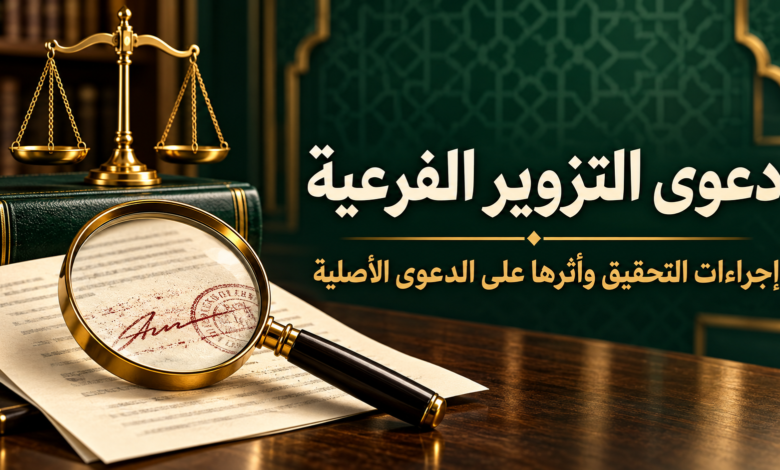 الفرق بين جريمة التزوير والطعن بالتزوير أمام المحاكم السعودية