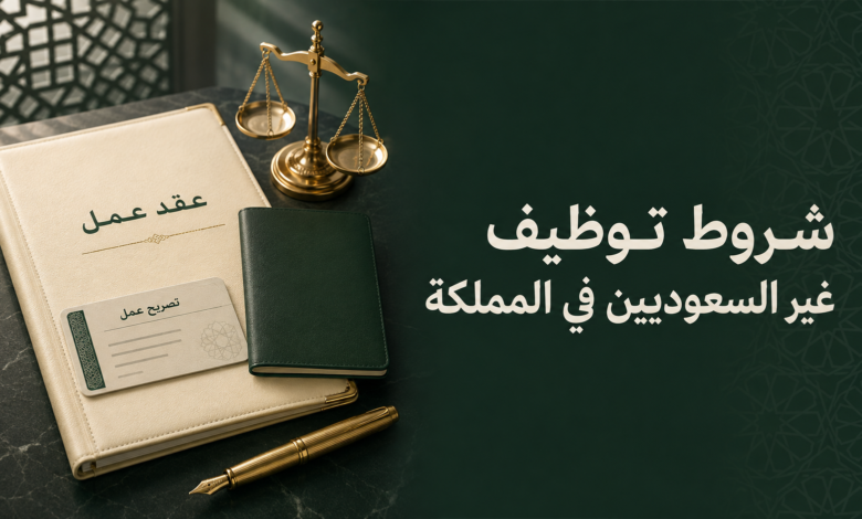 شروط توظيف غير السعوديين في المملكة وفق نظام العمل السعودي