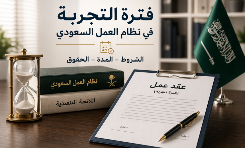 فترة التجربة في نظام العمل السعودي المدة والإنهاء والحقوق