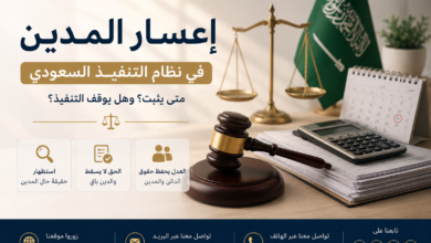 إعسار المدين في نظام التنفيذ السعودي