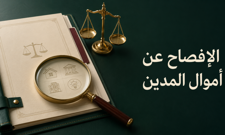 الإفصاح عن أموال المدين وإجراءات الحجز في نظام التنفيذ السعودي