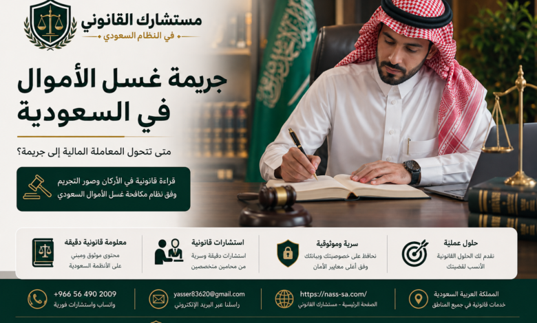 جريمة غسل الأموال في السعودية- الأركان وصور التجريم