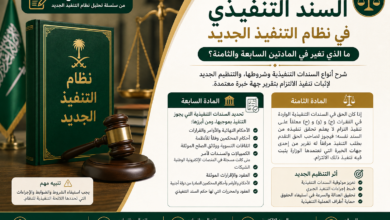 السند التنفيذي في نظام التنفيذ الجديد ما الذي تغير في المادتين السابعة والثامنة؟