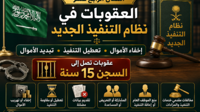 عقوبات نظام التنفيذ الجديد متى يتحول تعطيل التنفيذ إلى جريمة؟