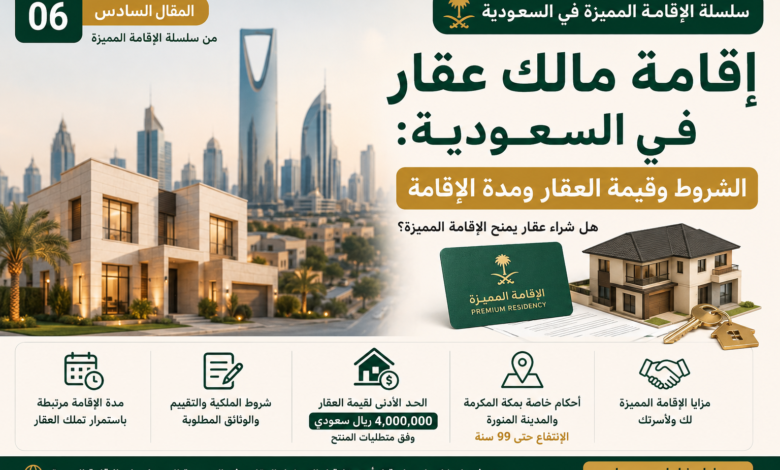 إقامة مالك عقار في السعودية