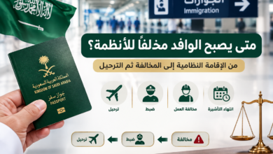 الوافد المخالف في السعودية متى تبدأ المخالفة وما آثارها؟