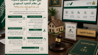 بيع أموال المدين بالمزاد في نظام التنفيذ السعودي متى يتم البيع وكيف يمكن إيقافه؟