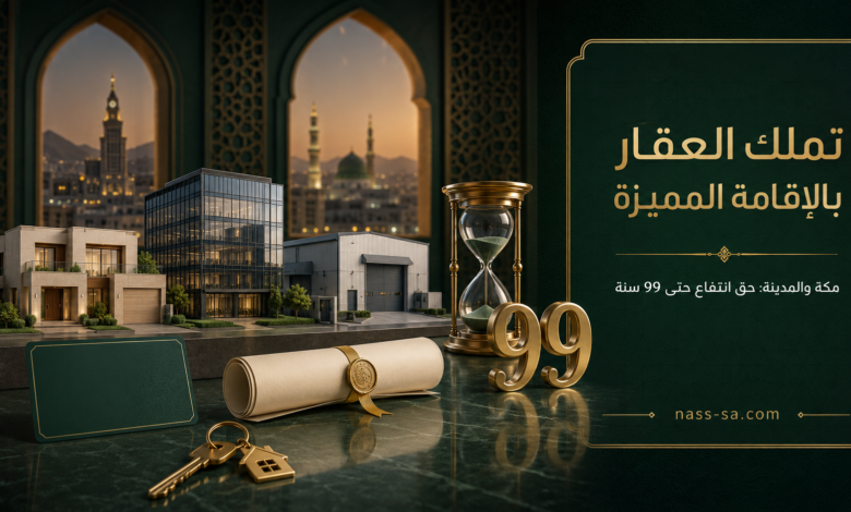 تملك العقار بالإقامة المميزة في السعودية