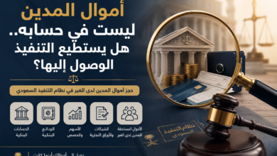 حجز أموال المدين لدى الغير في نظام التنفيذ السعودي