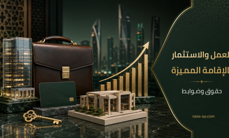 حقوق العمل والاستثمار بالإقامة المميزة في السعودية