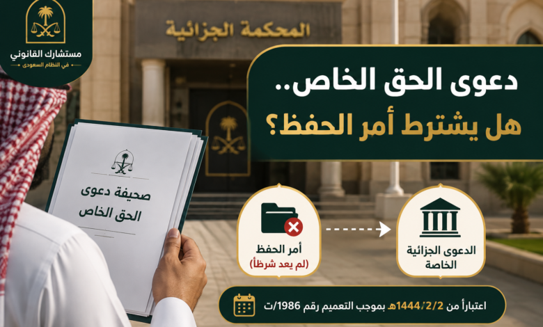 رفع دعوى الحق الخاص مباشرة أمام المحكمة الجزائية
