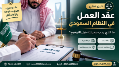 عقد العمل في النظام السعودي