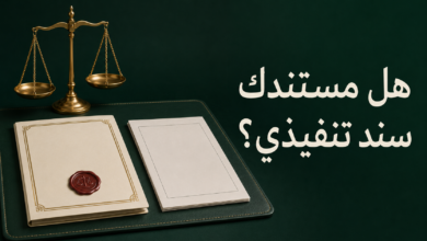 ما هو السند التنفيذي؟ ومتى تتجه إلى محكمة التنفيذ؟