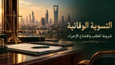 التسوية الوقائية في النظام السعودي