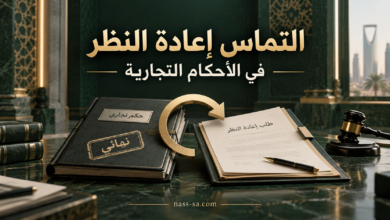 التماس إعادة النظر في الأحكام التجارية