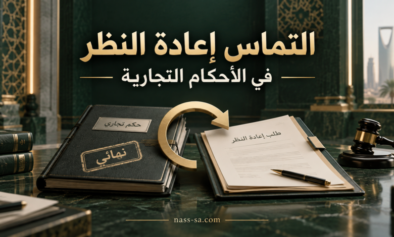 التماس إعادة النظر في الأحكام التجارية