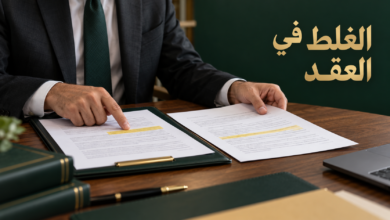 الغلط الجوهري في العقد متى يجوز طلب الإبطال؟