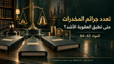 تعدد جرائم المخدرات وتطبيق العقوبة الأشد في السعودية