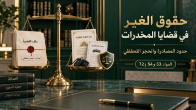 حقوق الغير في قضايا المخدرات وحدود المصادرة والحجز