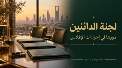 لجنة الدائنين في نظام الإفلاس السعودي دورها وحدود صلاحياتها