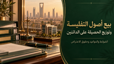 يع أصول التفليسة وتوزيع الحصيلة على الدائنين.